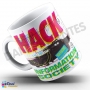 Caneca Information Society - Capa do Disco Hack