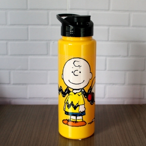 Garrafa Squeeze 750ml Charlie Brown e Snoopy