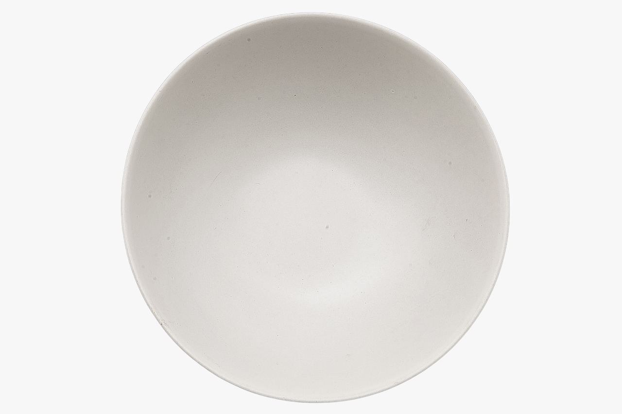 Saladeira Side Cerâmica 20cm Branca - Globimport (Cód.0831)