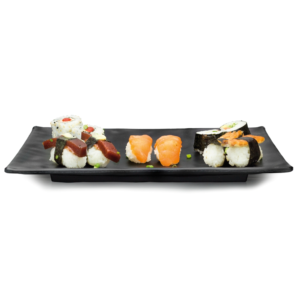 Travessa para sushi-sashimi reta 30x21cm - Marcamix (Cód. 4144)