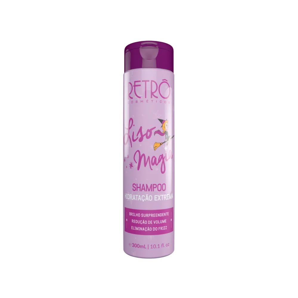 Shampoo Hidratação Extrema Liso Magia Retro Cosméticos 300ml