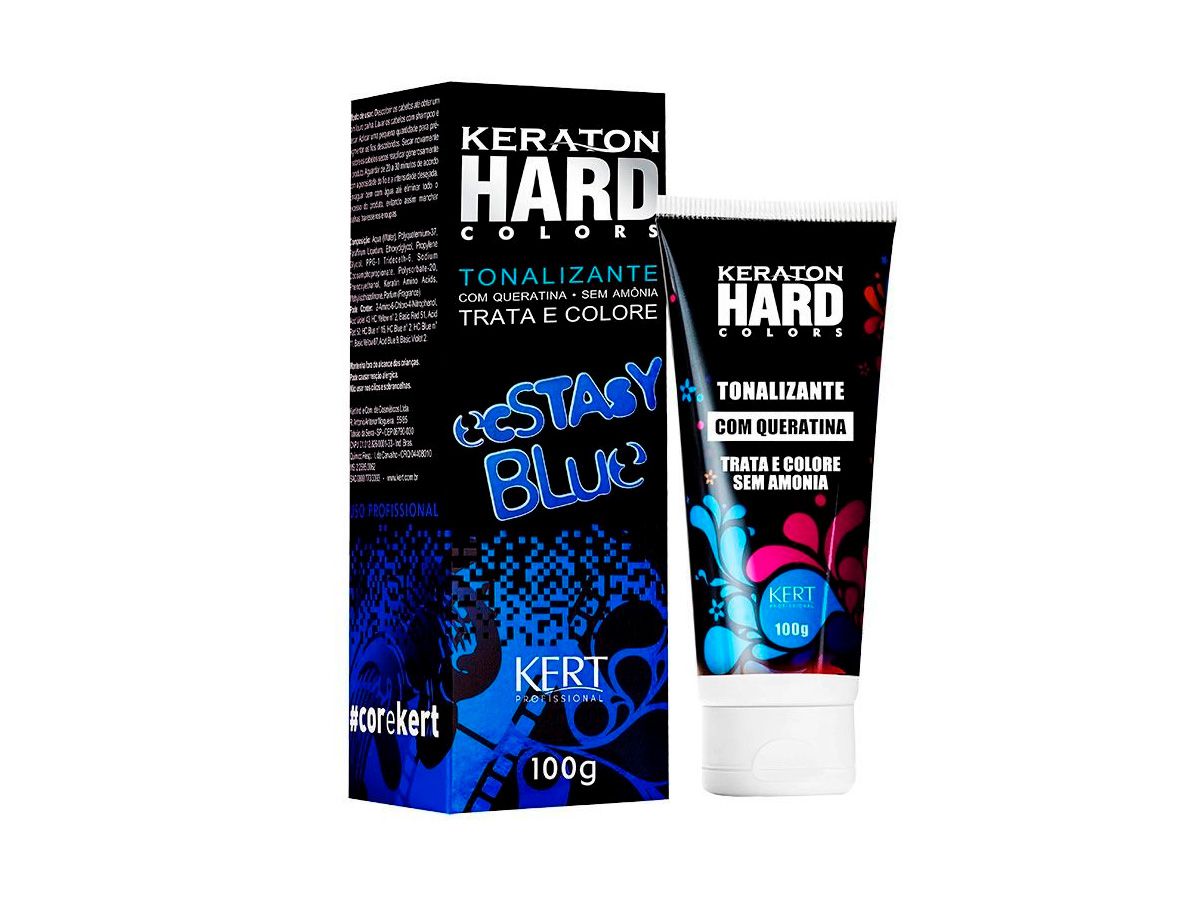 Tonalizante Keraton Hard Colors - Ecstasy Blue 100g