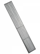 Ralo Grelha Linear p/ Quintal Alumínio 15 x 100cm Peça Única