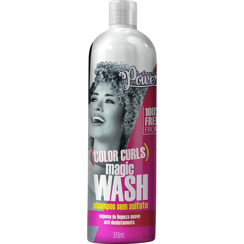 Soul Power Shampoo Color Curls Magic Wash - 315ml