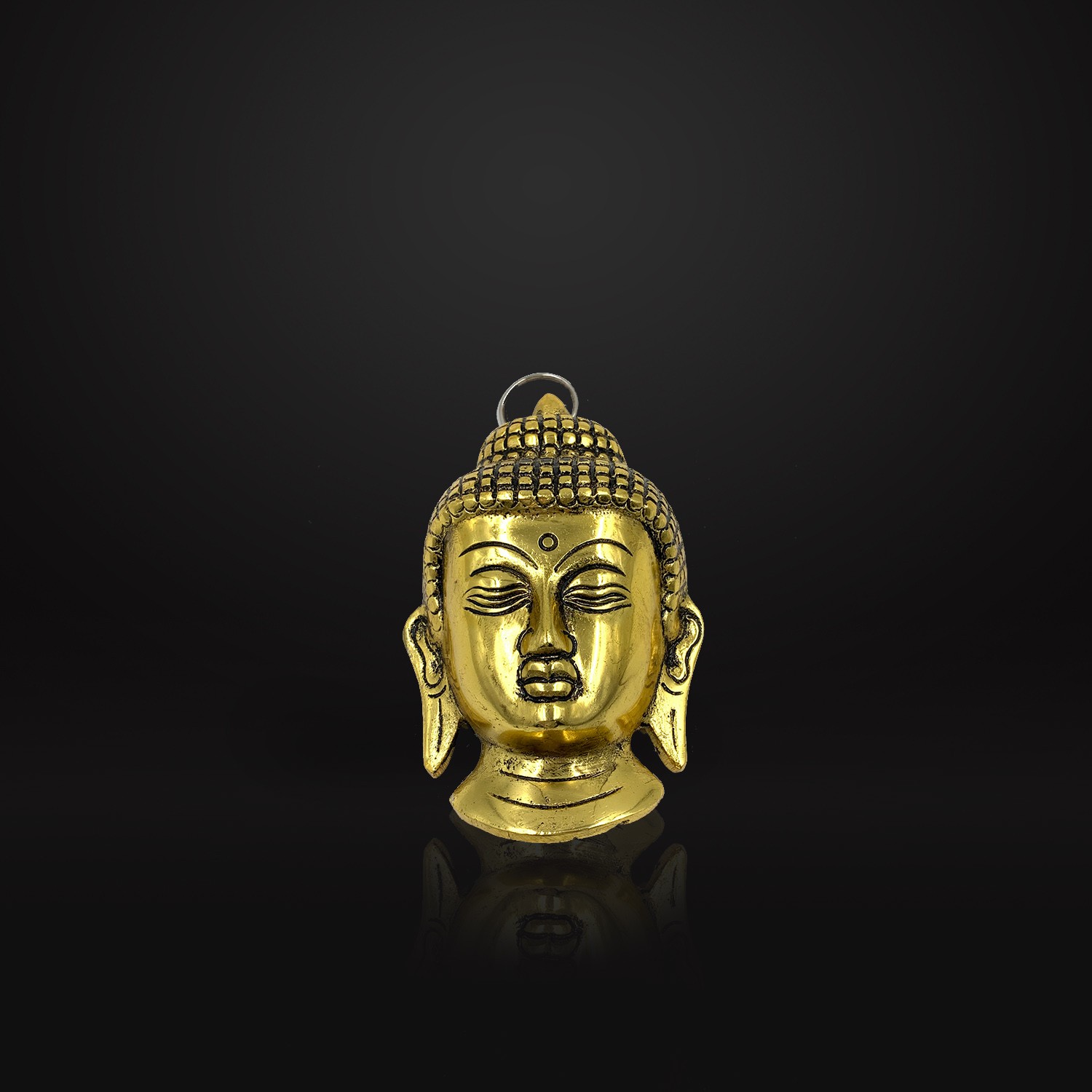 Enfeite Mini Buddha Dourado