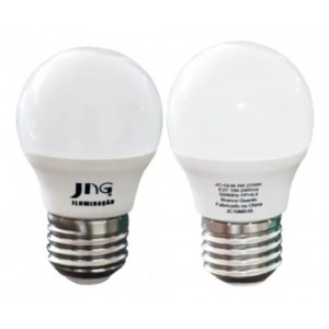 Lâmpada bolinha LED 4W E27 3000K Branco Quente Bivolt JNG