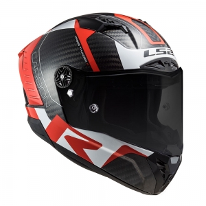 CAPACETE LS2 FF805 THUNDER C RACING 1 RED/WHITE