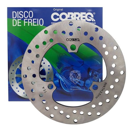Kit Disco Freio Diant E Traseiro+pastilhas Tenere 250 Cobreq até 2015