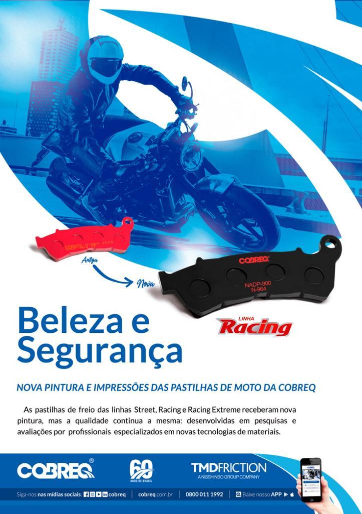Jg Pastilha Suzuki Bandit 650 2009 à 2015 Cobreq Racing Dianteira/traseira