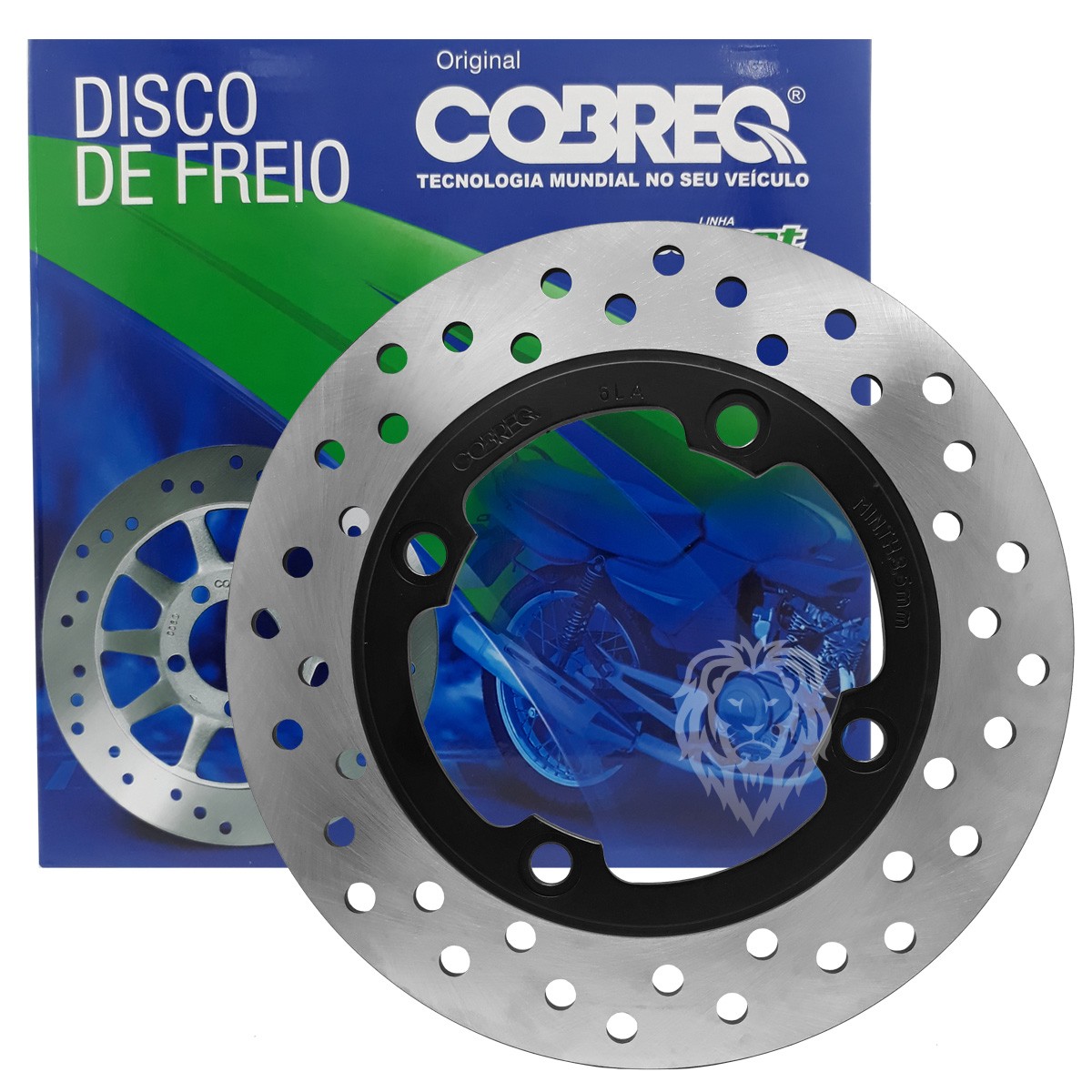 Kit Disco Freio Dianteiro E Traseiro Xre 300 sem ABS Cobreq+ Pastilhas Cobreq
