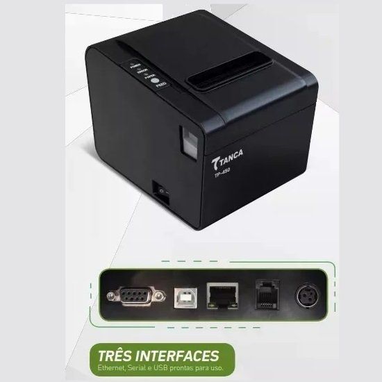 Impressora não fiscal Tanca TP-650 - USB Serial e Ethernet