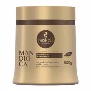 Kit Haskell Mandioca Shampoo 1L + Máscara Hidratação 500g - Foto 2