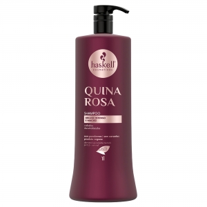 Shampoo + Condicionador Quina Rosa 1kg - Haskell - Foto 2