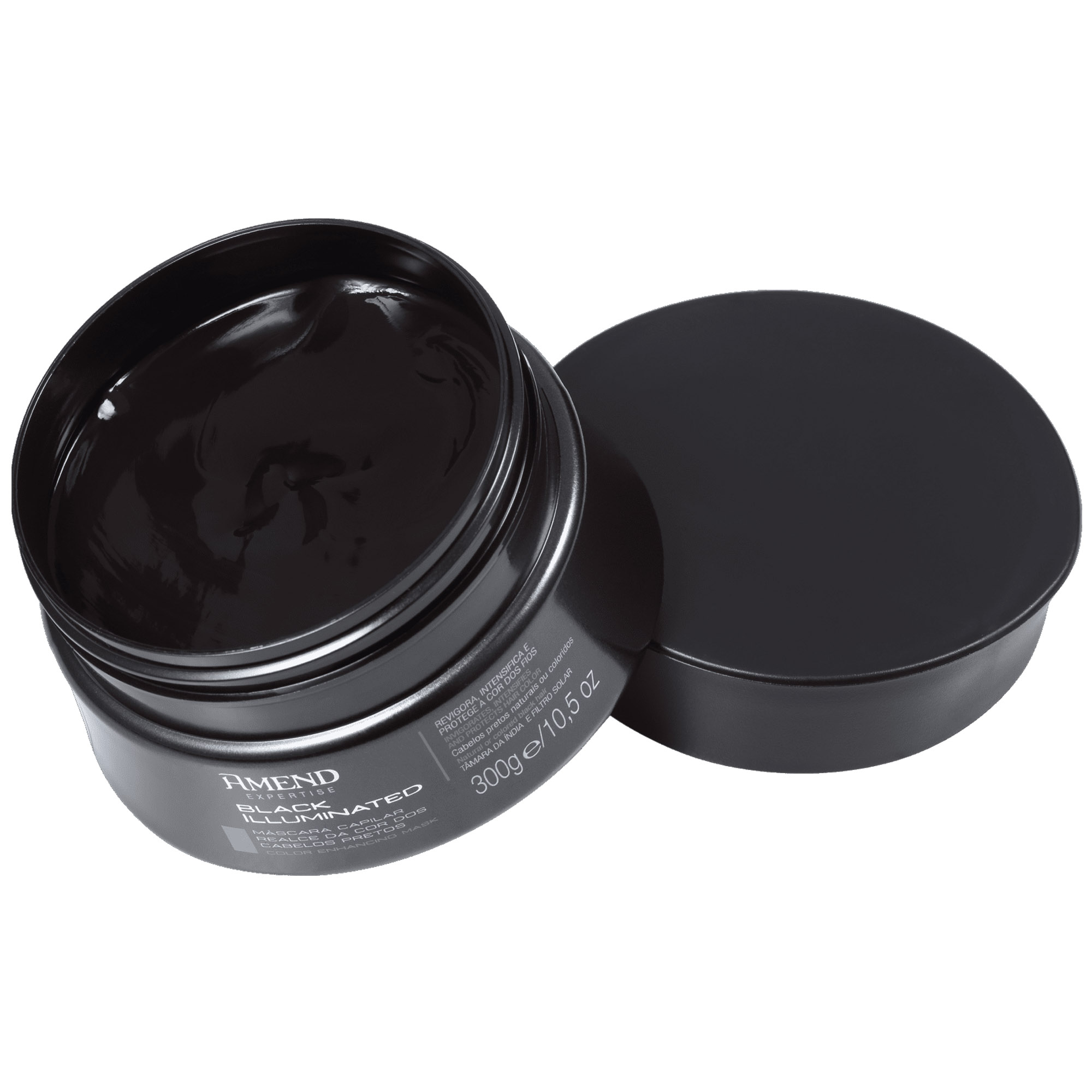 Kit Amend Black Illuminated Shampoo 250ml + Máscara 300g - Foto 5
