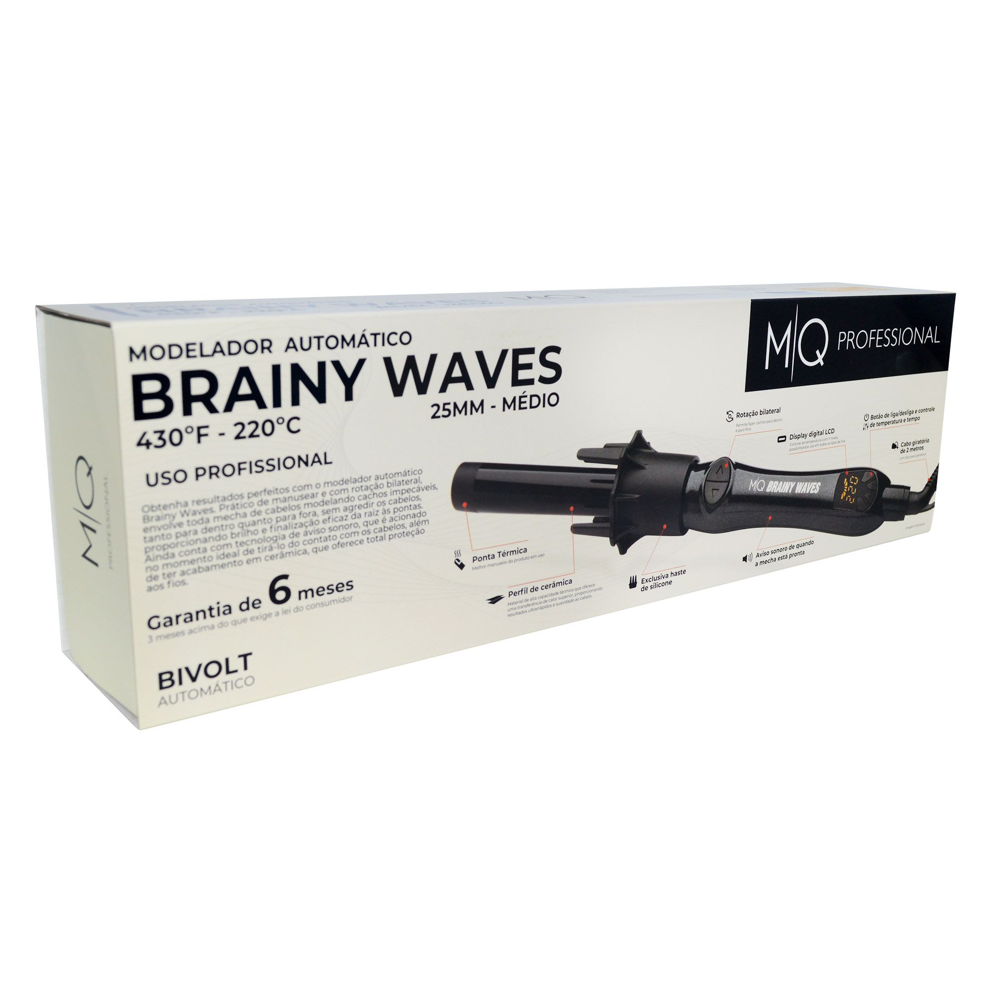 Modelador Automático Brainy Waves 25mm - MQ Professional - Foto 3