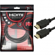 Miniaturas (Thumbnails) do Produto Cabo HDMI PIX 2m 2.0 4K 19 Pinos 018-2222