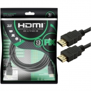 Miniaturas (Thumbnails) do Produto Cabo HDMI PIX 3m 2.0 4K 19 Pinos 018-2223