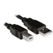 Miniaturas (Thumbnails) do Produto Cabo USB AM/BM 2.0 5 metros Plus Cable PC-USB5001