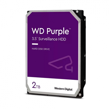 Miniaturas (Thumbnails) do Produto HD WD (Western Digital) Purple para CFTV - 2TB - 64MB Cache - Sata III 3.5' 6.0Gb/s - WD23PURZ