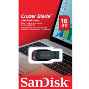 Miniaturas (Thumbnails) do Produto Pen Drive SanDisk 16GB Cruzer Blade Preto USB 2.0 - SDCZ50-016G-B35