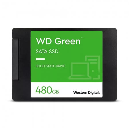Miniaturas (Thumbnails) do Produto SSD Western Digital - WD - 480GB WD Green Sata III 2.5' - WDS480G3G0A