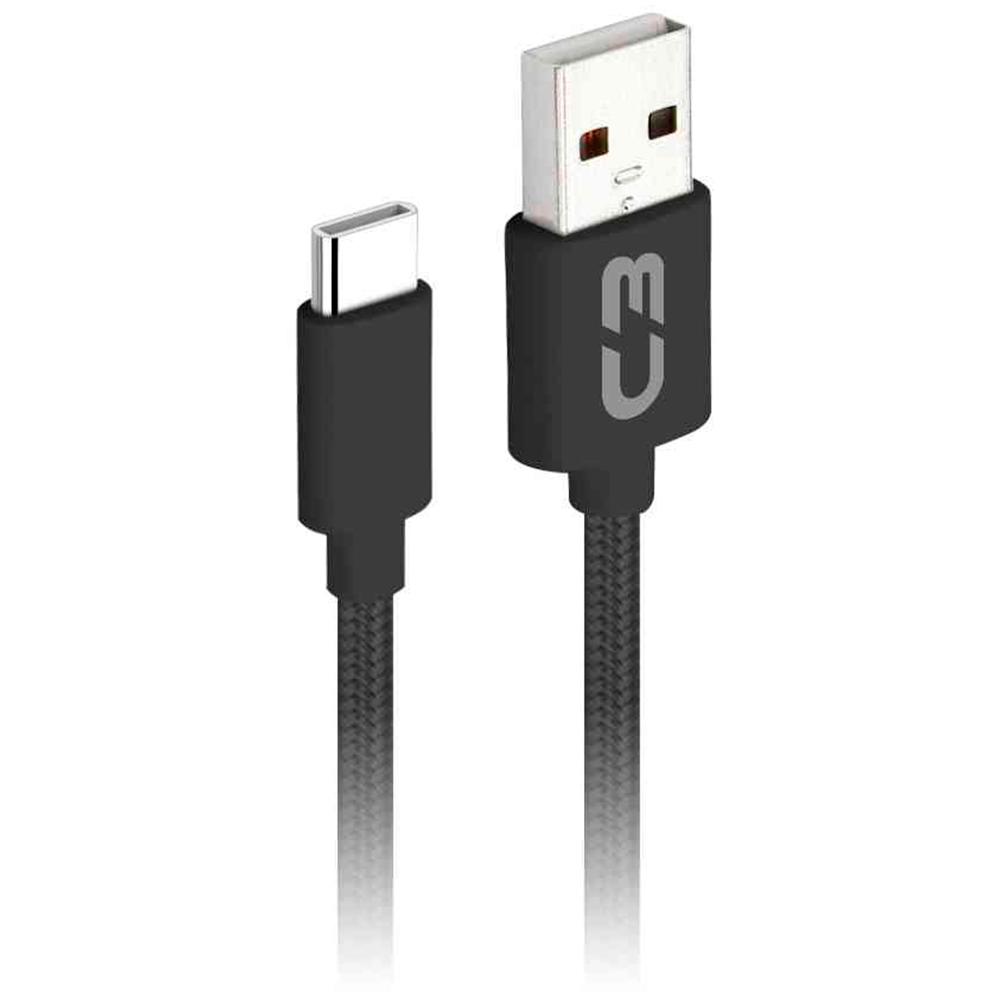 Cabo USB 2.0 USB x USB C (Type C) 2 Metros C3 Tech - CB-C21
