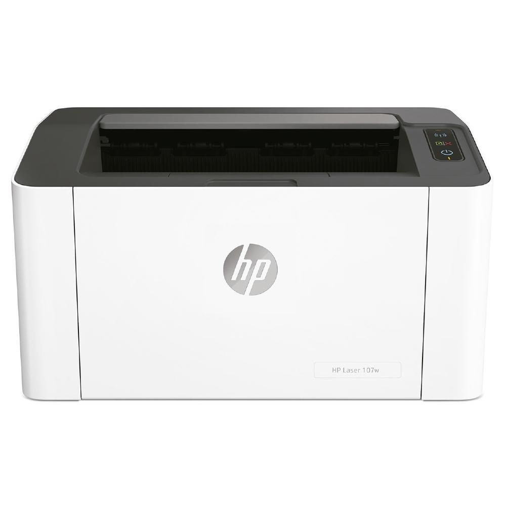 Imagem do Produto Impressora HP Laser Sem Fio 107W Wi-Fi Monocromática 110V - 4ZB78A-696