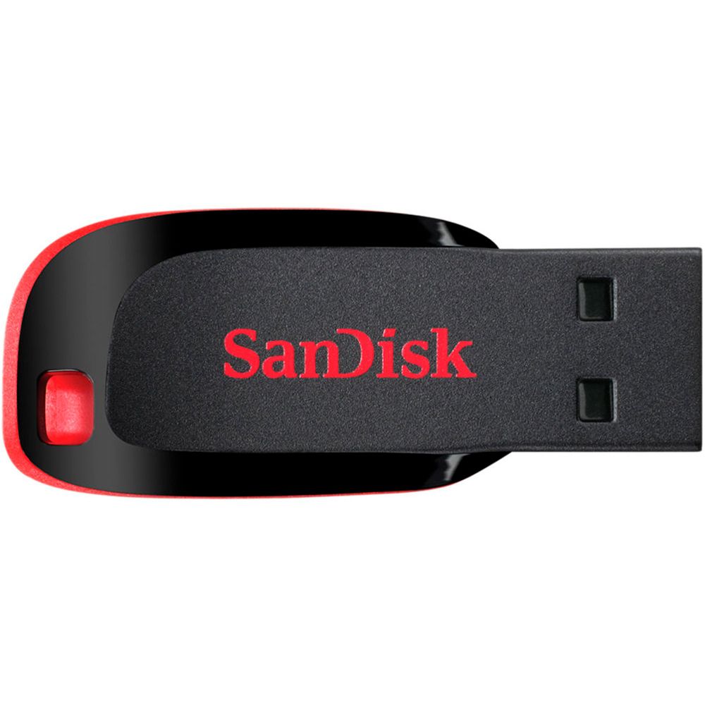 Pen Drive SanDisk 16GB Cruzer Blade Preto USB 2.0 - SDCZ50-016G-B35