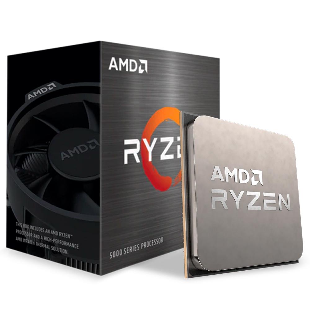 Processador AMD Ryzen 5 5600X AM4 3.7GHz (4.6 GHz Max Turbo), Cache 35MB - 100-100000065BOX