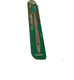 Escova dental biodegradável de bambu  - EMPÓRIO CHAPADA DIAMANTINA