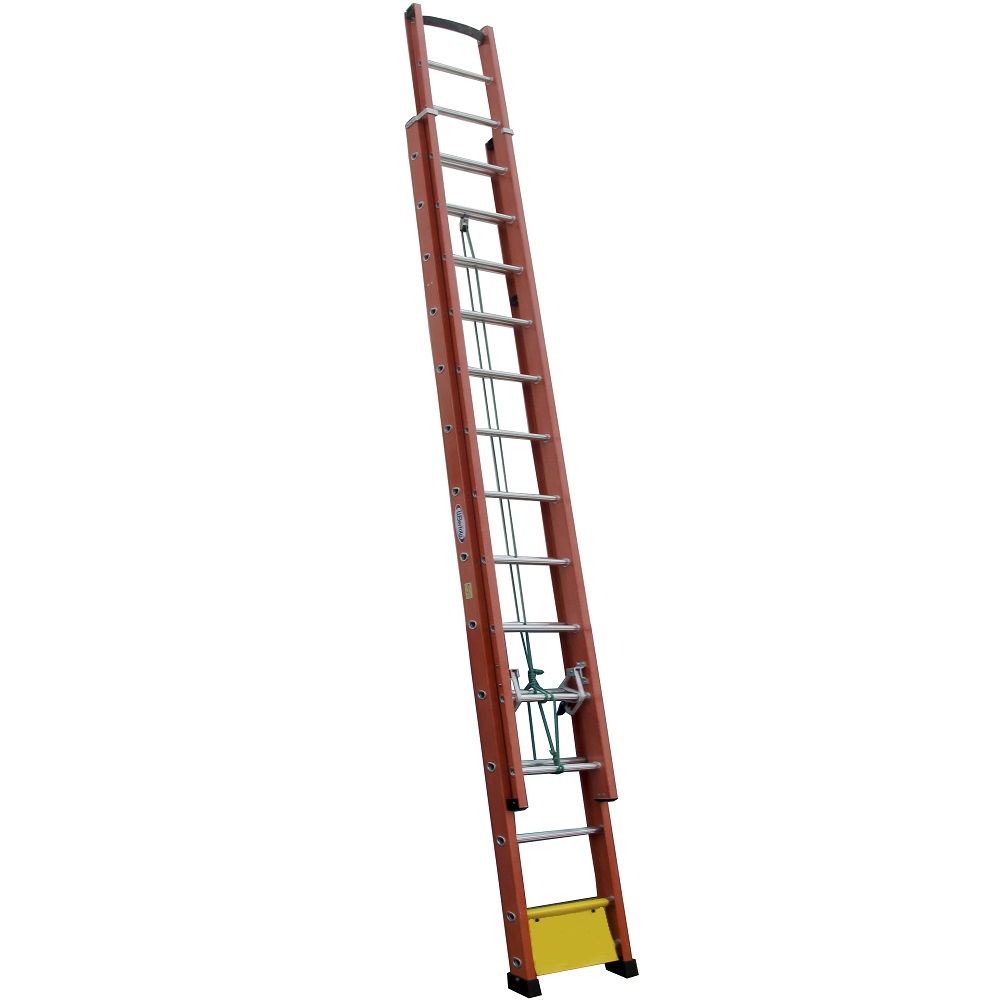 Escada de fibra degrau vazado extensível 4,2 x 7,2m wbertolo