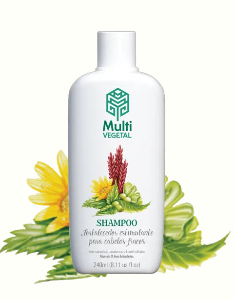 Shampoo de Ervas Estimulantes - Fortalecimento - 240ml