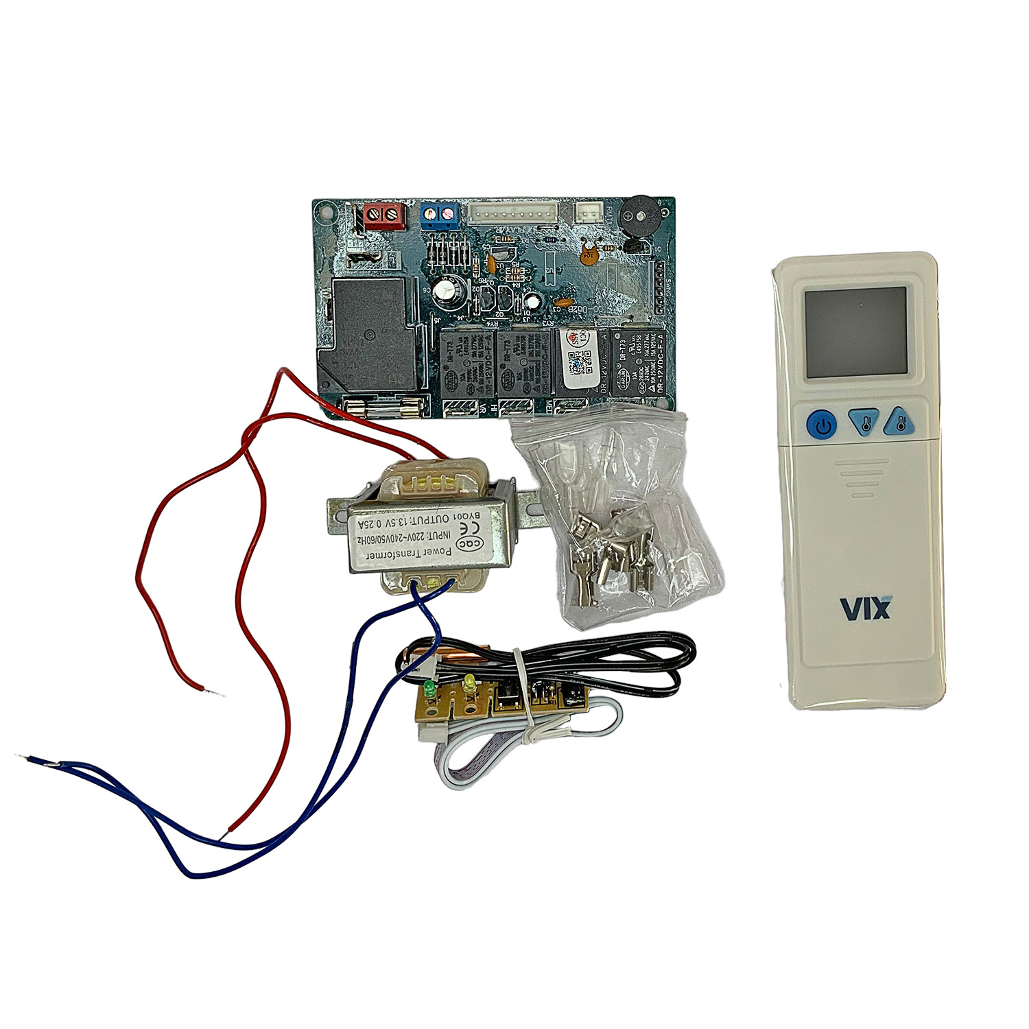Kit Placa Universal Ar Condicionado C/ Controle 220v Qd-u02b