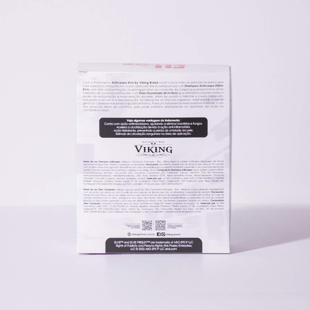 Kit de Tratamento Anticaspa - (2 produtos) - Elvis Presley | Viking - Viking