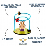 Brinquedo Educativo - Aramado Do Coelhinho - Babebi 6039