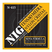 Encordoamento Nig Nylon Violão Tensão Media + Corda Ré Extra N415