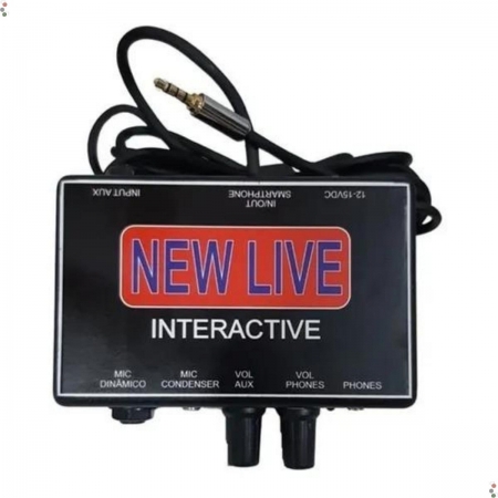 Interface De Áudio New Live Interactive Lançamento