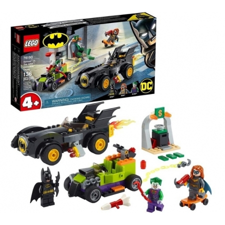 Lego Dc Batman Vs Coringa Perseguição De Batmóvel - 76180