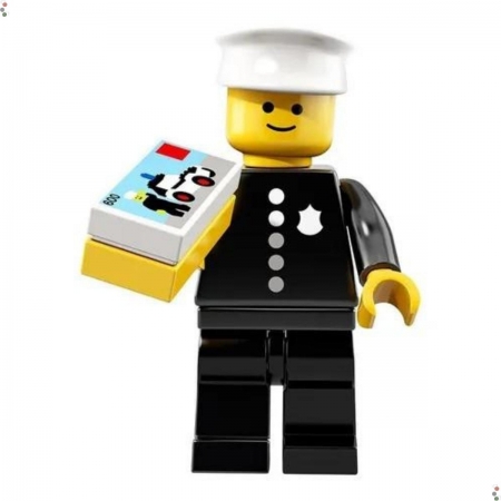 Lego Minifigura rara edição 40 anos série 18 - Policial - 71021