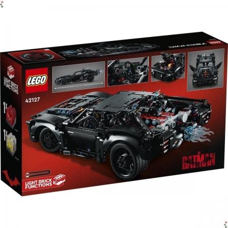 Lego Technic 42127 O Batman - Batmóvel 1360 Peças Luz