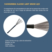 Liverpool Vassourinha Classic Light Brush Aço Va180