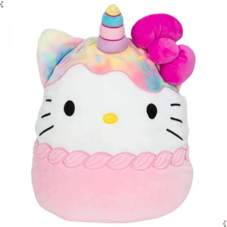 Pelúcia Squishmallows 30cm - Sanrio - Hello Kitty Colorida 3205