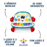 Piano Infantil Funky Orquestra Musical - Chicco