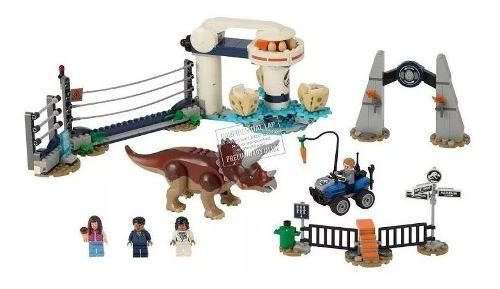 Lego 75937 Jurassic World Fúria De Triceratops  - Grupo Solmaior