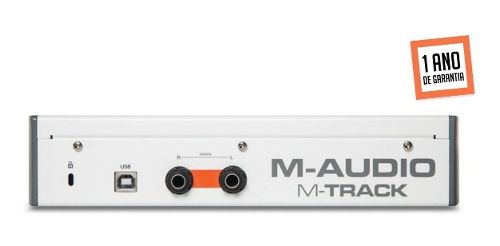 Placa Interface M Audio M Track 2 Modelo Novo 2x2 Lançamento - Grupo Solmaior