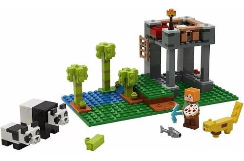 Lego 21158 Minecraft - A Creche Dos Pandas + Frete - Grupo Solmaior
