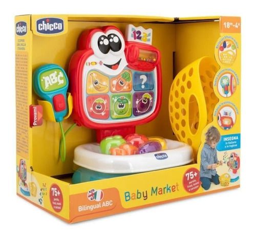Brinquedo Atividade Abc Baby Market Vendinha Bilingue Chicco