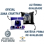 Almofada Fibra Veludo 25x25cm R2D2 Star Wars - Zona Criativa