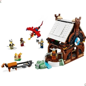 Lego Creator 31132 3 Em 1 Navio Viking Serpente De Midgard
