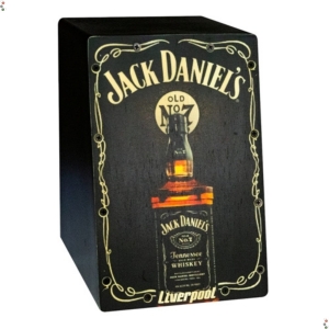 Mini Cajon Acústico Liverpool Caj JD Jack Daniels